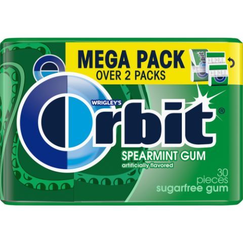 Order Orbit Sugar Free Gum Spearmint 30 Pieces food online from 7-Eleven store, Wakefield on bringmethat.com