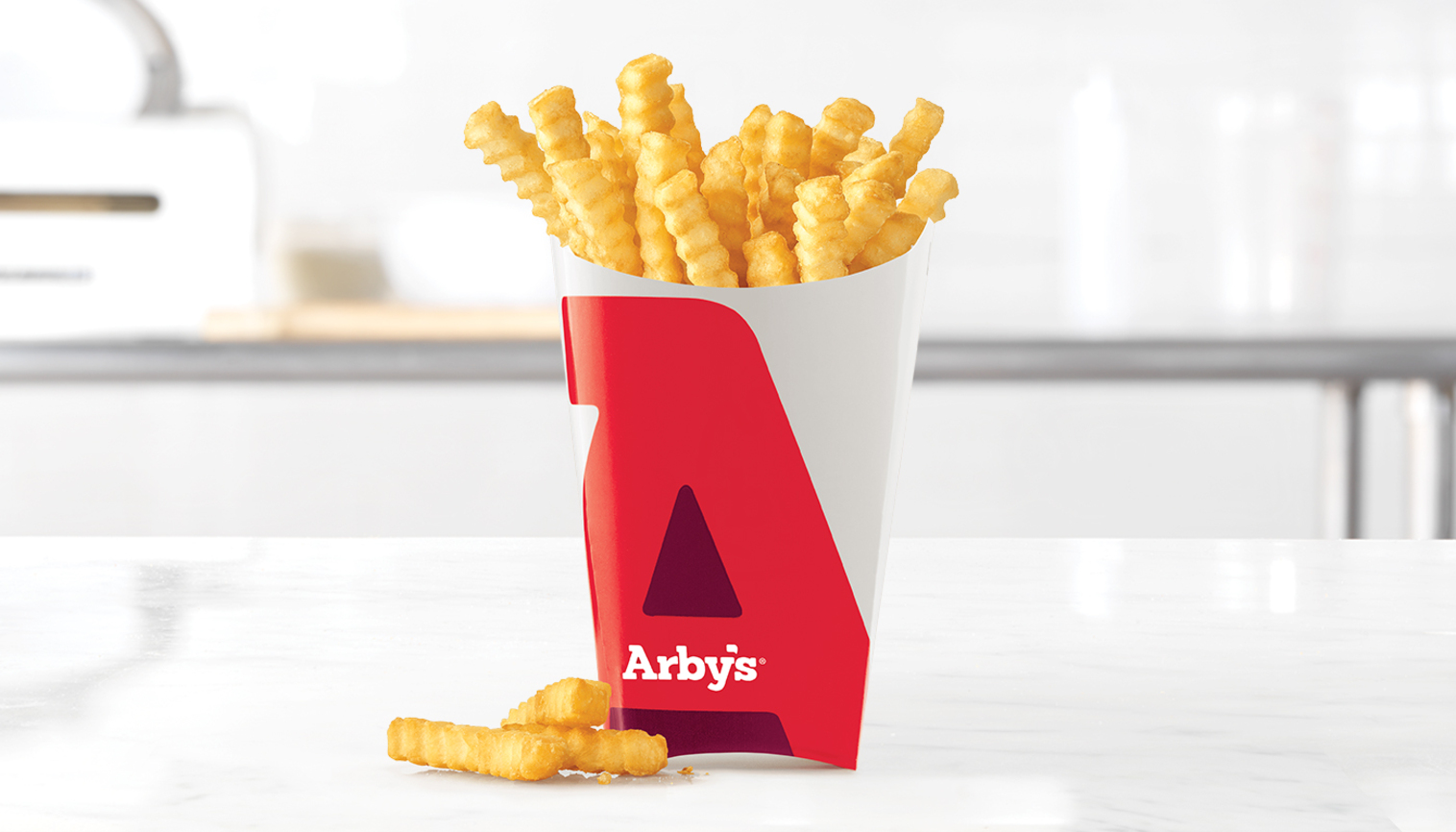 Order Crinkle Fries (Large) food online from Arby's store, New Bern on bringmethat.com