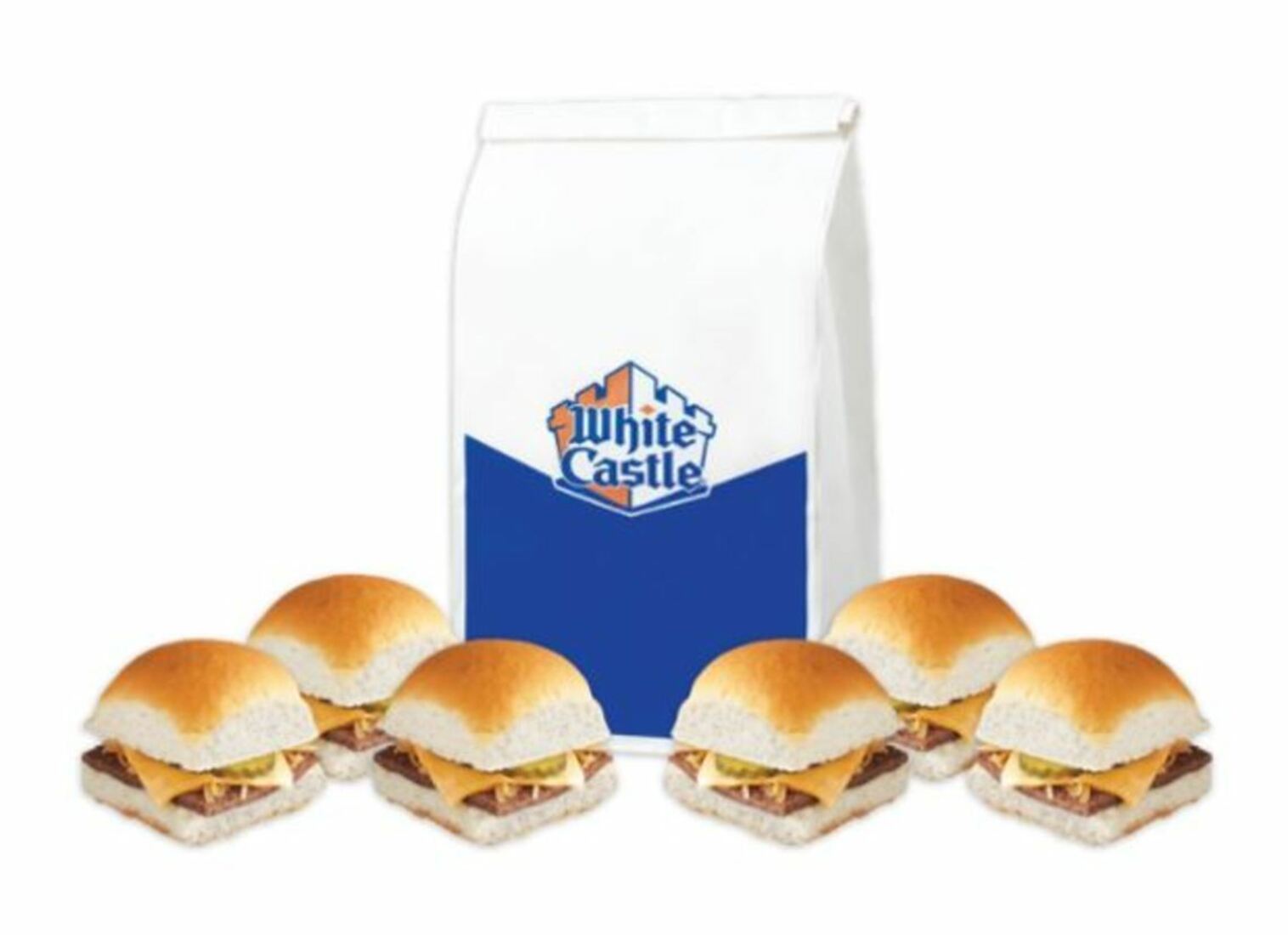 Order SUPER SACK OF CHEESE SLIDERS food online from White Castle store, Centereach on bringmethat.com