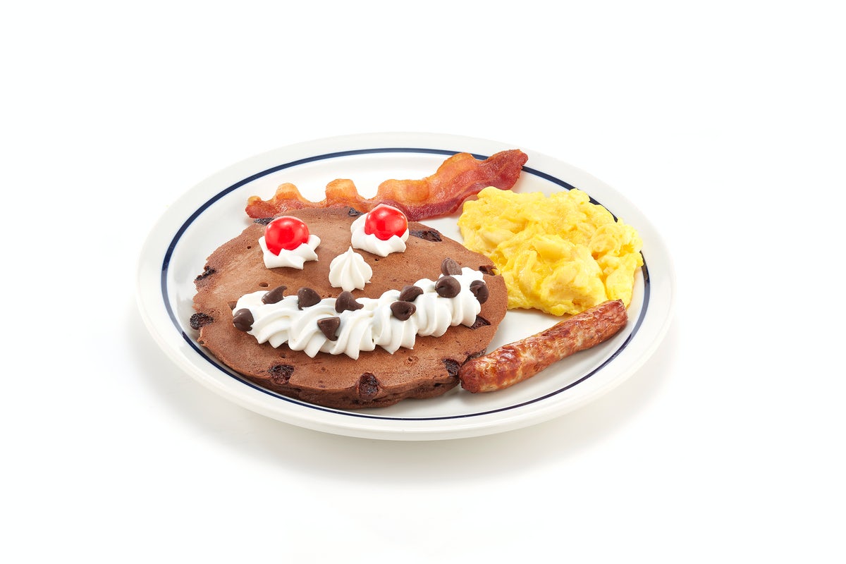 Order Funny Face® Pancake Combo  food online from Ihop store, Elkhart on bringmethat.com
