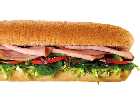 Order Black Forest Ham Sandwich food online from Subway Merrick-Blvd store, Queens on bringmethat.com