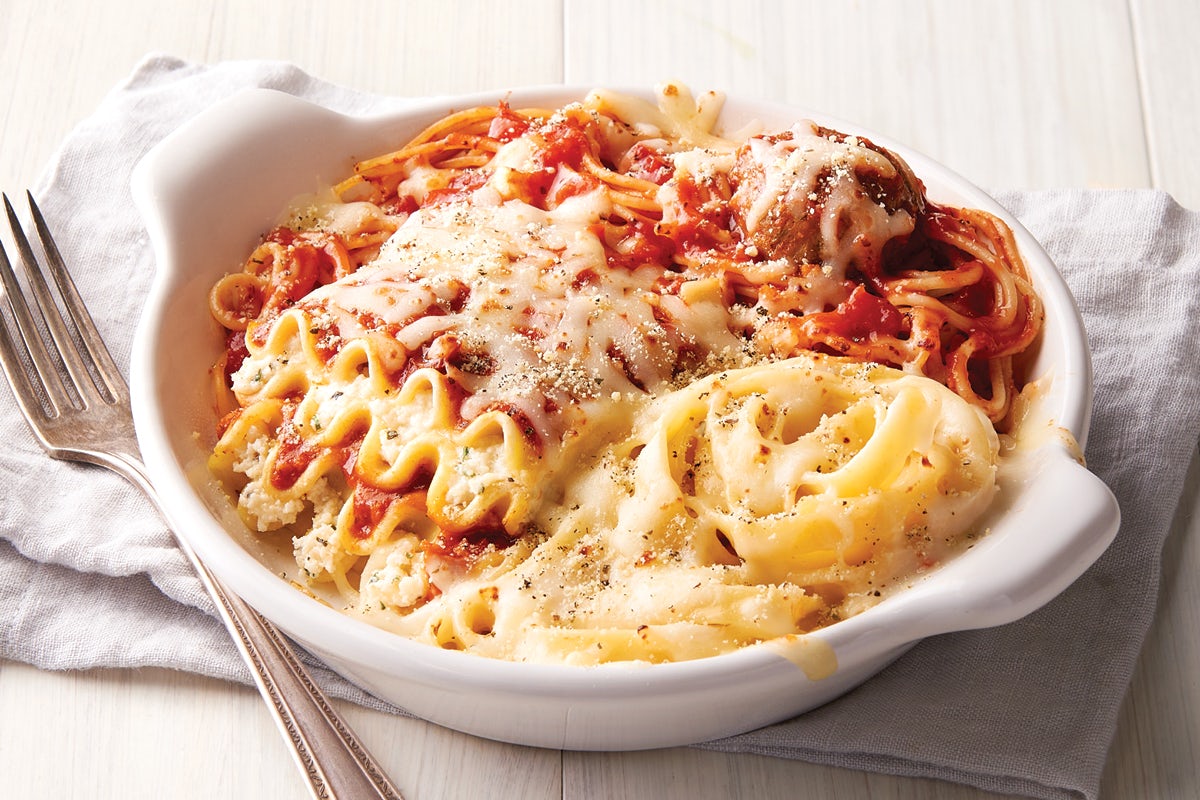Order Oven-Baked Classic Sampler food online from Fazoli store, Atlanta on bringmethat.com