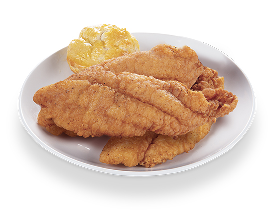 Order 3 PC Fish & (1) Biscuit Only food online from Krispy Krunchy Chicken store, Fullerton on bringmethat.com