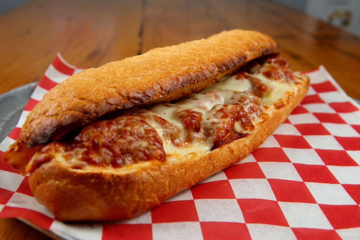 Order Meatball Hoagie food online from The Pizza Company (Belle Vernon) store, Belle Vernon on bringmethat.com