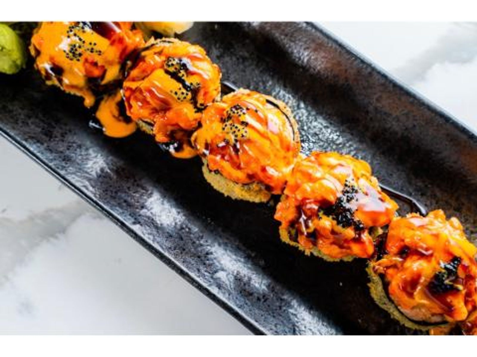 Order Sunny Roll(no rice) food online from Takumi Hibachi Sushi & Lounge store, Bay Shore on bringmethat.com
