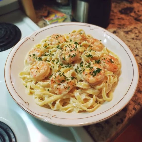 Shrimp Alfredo Pasta from TASTY PASTA PIZZA &GRILL