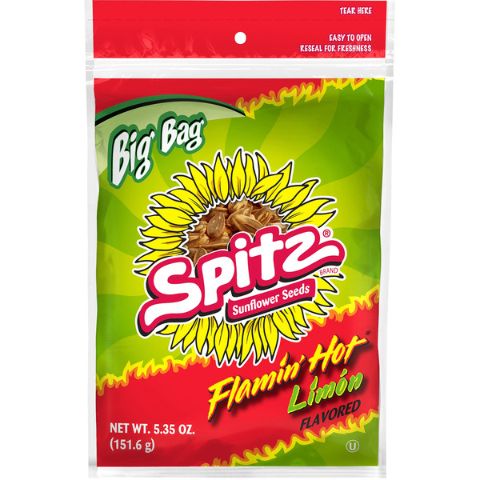 Order Spitz Sunflower Seeds Flamin Hot Limon 5.35oz food online from 7-Eleven store, Aurora on bringmethat.com