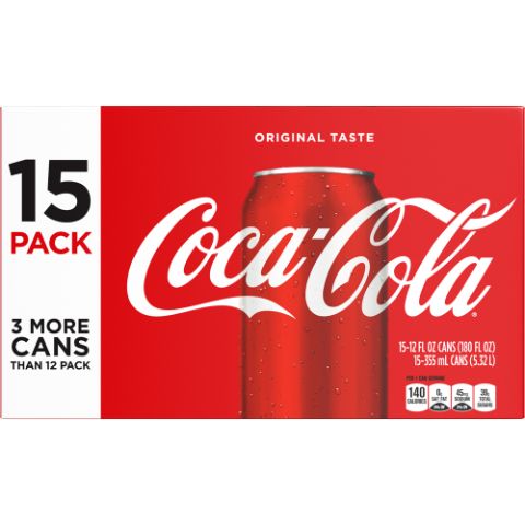 Order Coke Classic 15 Pack 12oz Can food online from 7-Eleven store, Lynchburg on bringmethat.com
