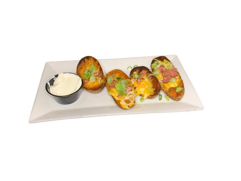 Order Potato Skins food online from Changing Times store, Bay Shore on bringmethat.com