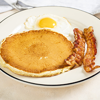 Order Kids Pancake Breakfast food online from Hof Hut store, Long Beach on bringmethat.com