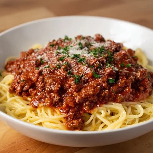 Spaghetti with Meat sauce from TASTY PASTA PIZZA &GRILL