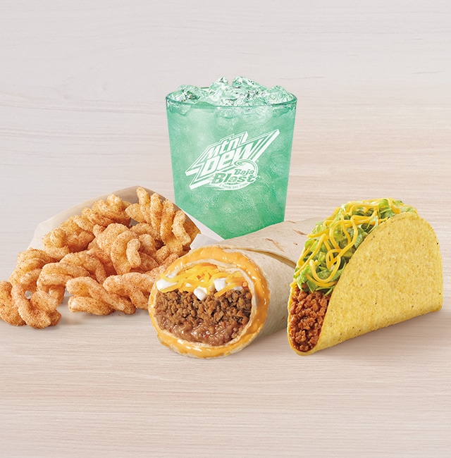 Order Classic Combo food online from Taco Bell store, Cibolo on bringmethat.com