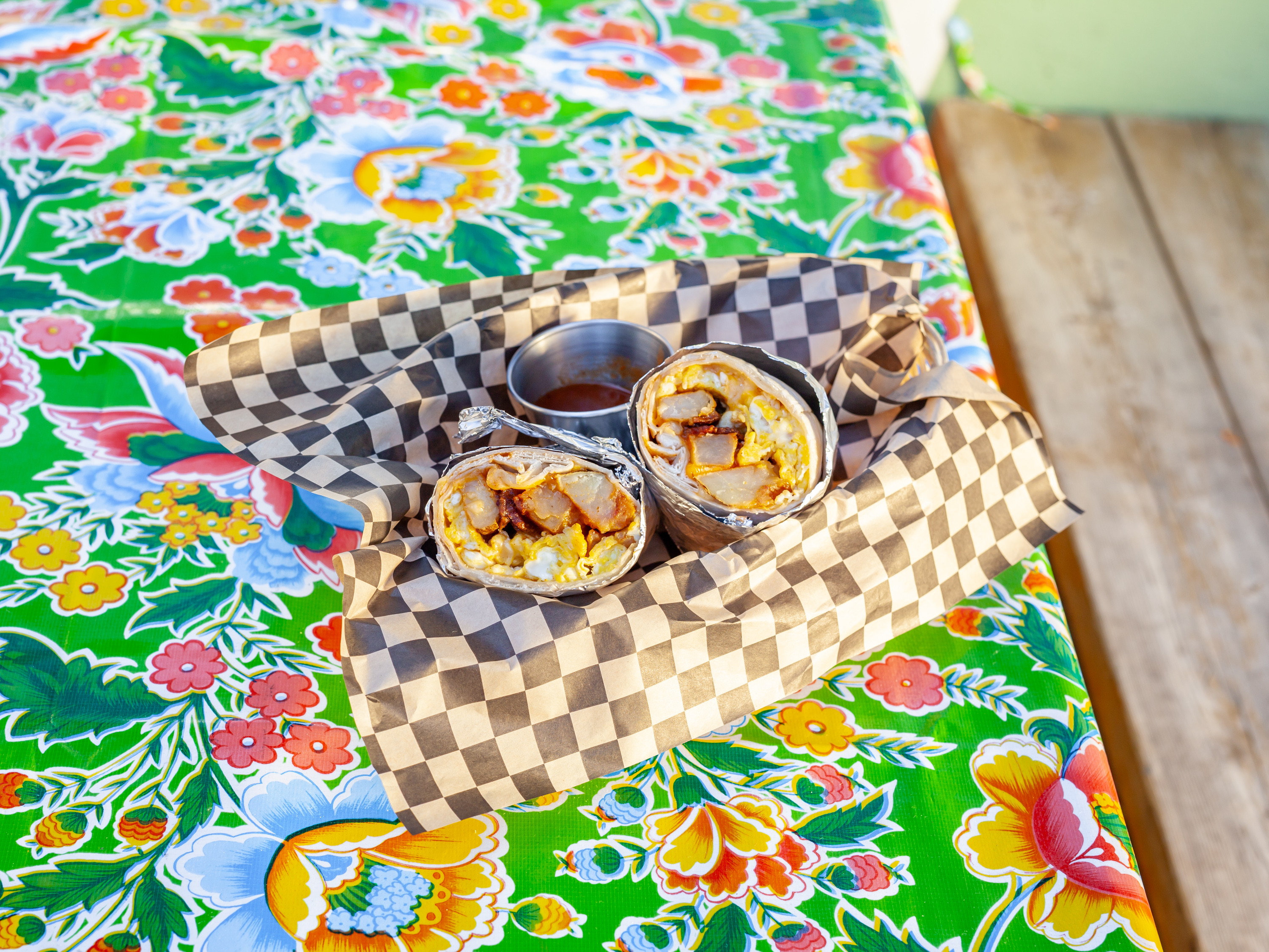 Order Breakfast Burrito food online from La Panza Cafe store, Portland on bringmethat.com