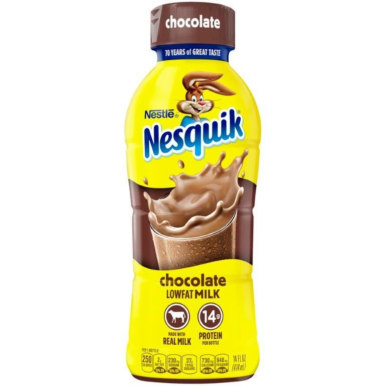 Order Nesquik Chocolate Milk food online from Manna Deli & Grocery store, Ridgewood on bringmethat.com