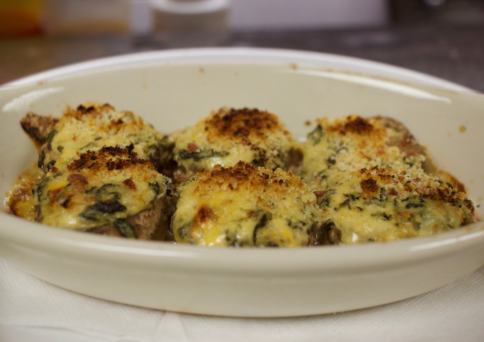 Order Stuffed Mushrooms food online from Pub By Novo store, Bowling Green on bringmethat.com