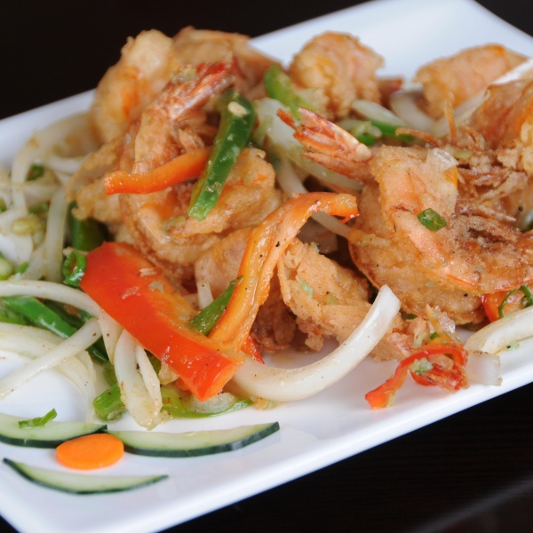 Order F6. Crispy Prawn with Salted and Pepper food online from Shu Han Ju Chinese Restaurant store, New York on bringmethat.com