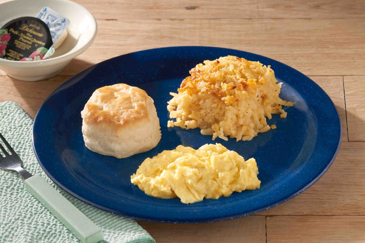 Order Scrambled Egg n’ Biscuit food online from Cracker Barrel store, Rochester on bringmethat.com