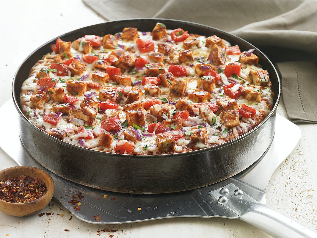 Order Barbeque Chicken Pizza - Mini food online from BJ's Restaurant & Brewhouse store, Waco on bringmethat.com