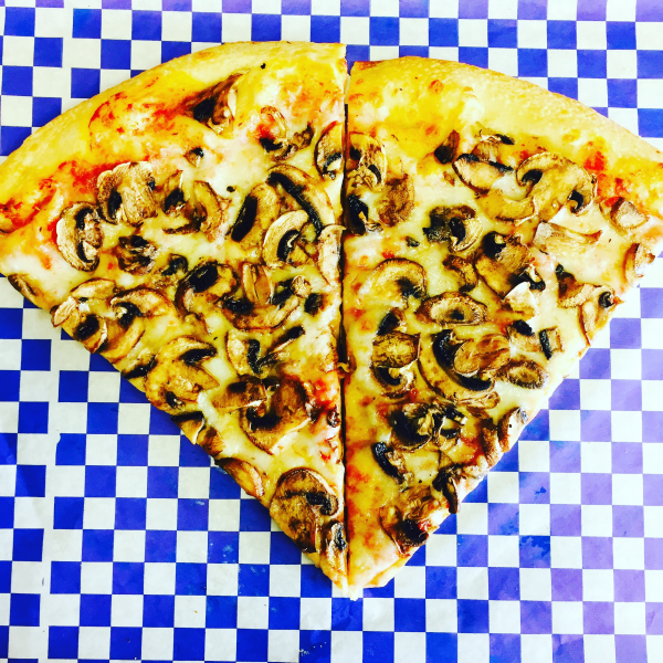 Order Mushrooms Pizza food online from Golden Indian Grill store, Los Angeles on bringmethat.com