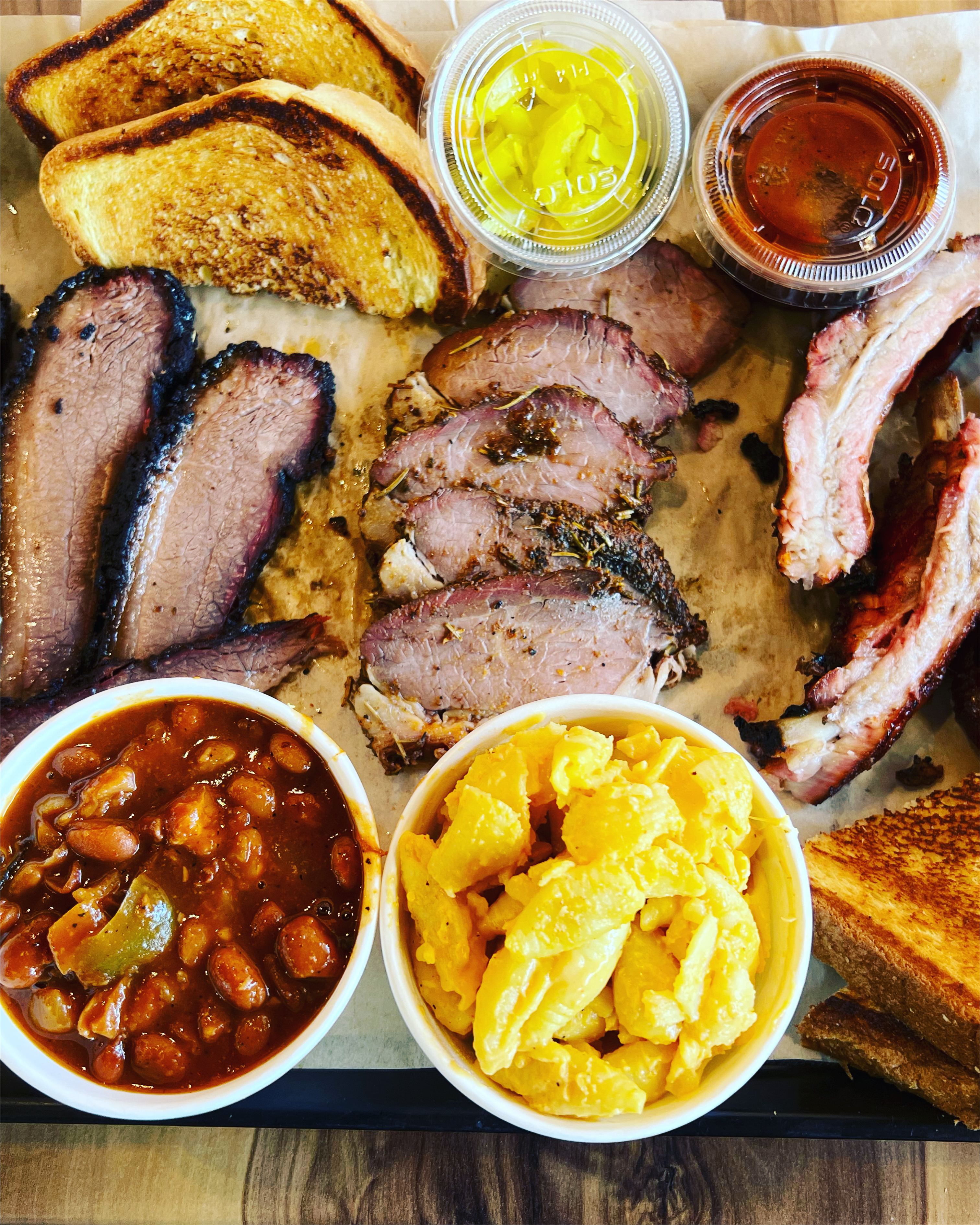 Order 3 SMOKED MEAT COMBO- PRICE RANGE (30-40) food online from The Corner 10Th store, Long Beach on bringmethat.com
