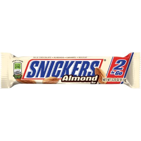 Order Snickers Almond King Size 2 Count food online from 7-Eleven store, Charlotte on bringmethat.com