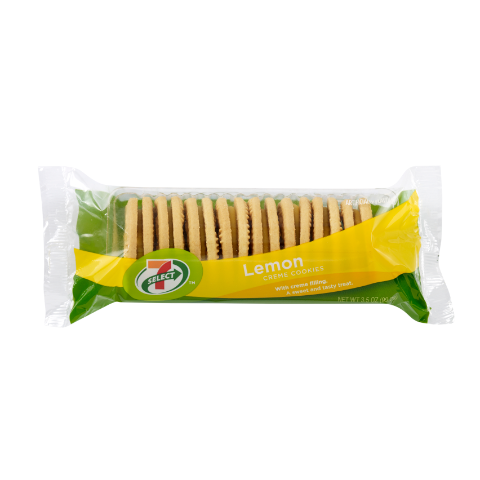 Order 7-Select Lemon Crème Cookies 3.5oz food online from 7-Eleven store, Charlotte on bringmethat.com
