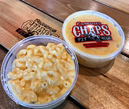 Order Homemade Mac and Cheese (Small) food online from Chaps Pit Beef store, Glen Burnie on bringmethat.com