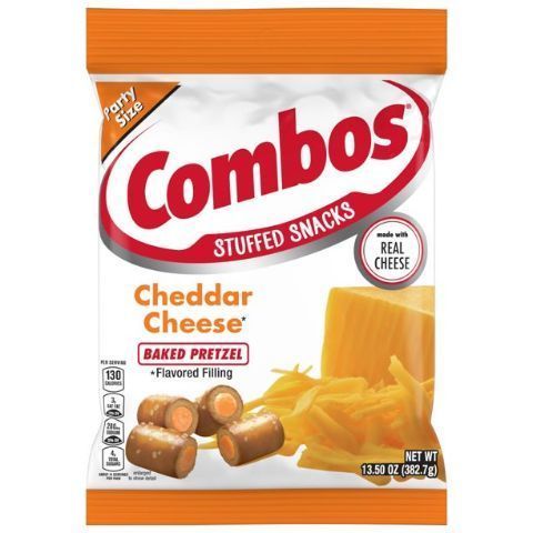 Order Combos Baked Pretzels Cheddar Cheese 13.5oz food online from 7-Eleven store, Lynchburg on bringmethat.com