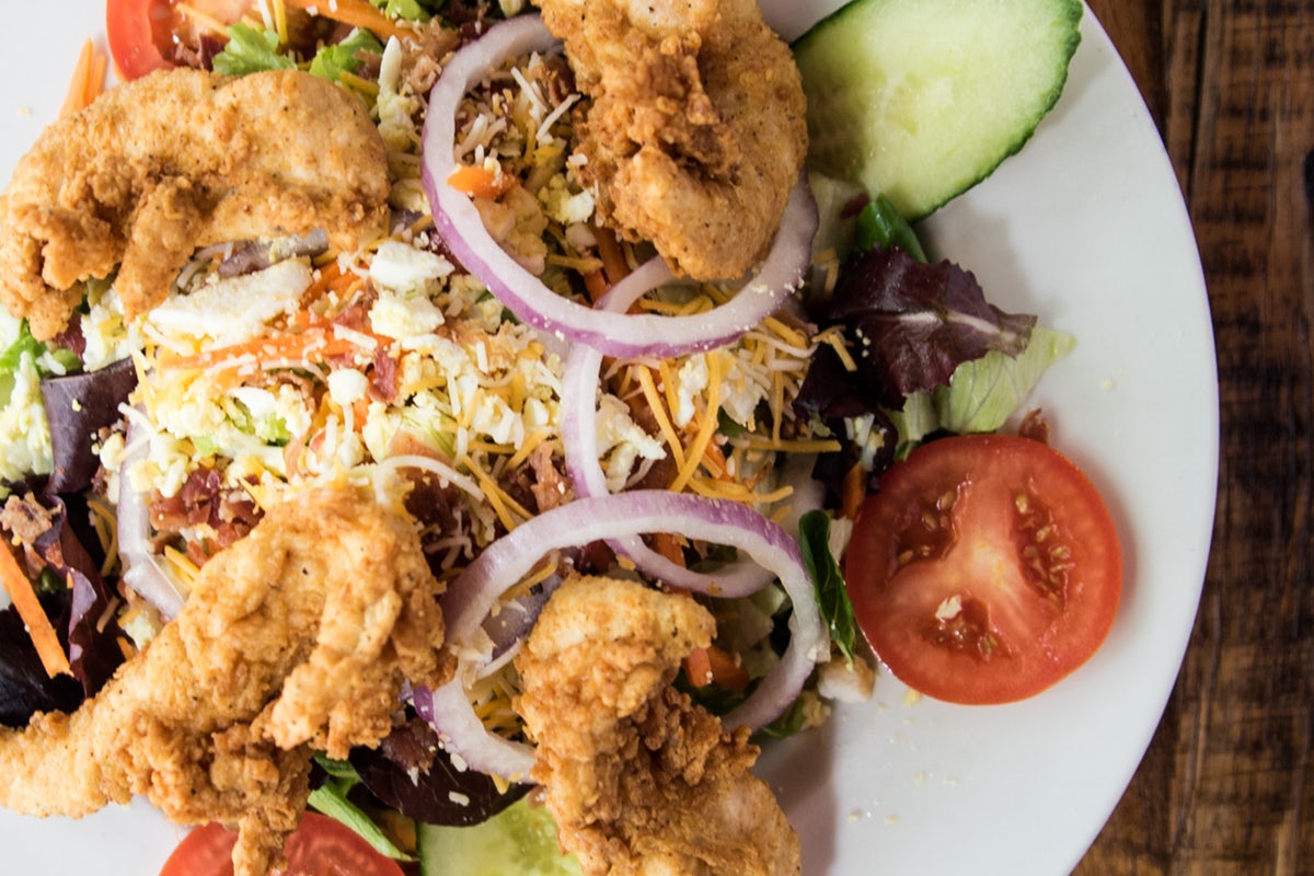 Order Southern Fried Chicken Salad food online from Carolina Ale House store, Wake Forest on bringmethat.com