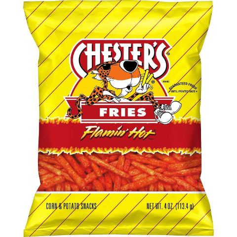Order Chesters Hot Fries 3.625 oz food online from 7-Eleven store, Willis on bringmethat.com