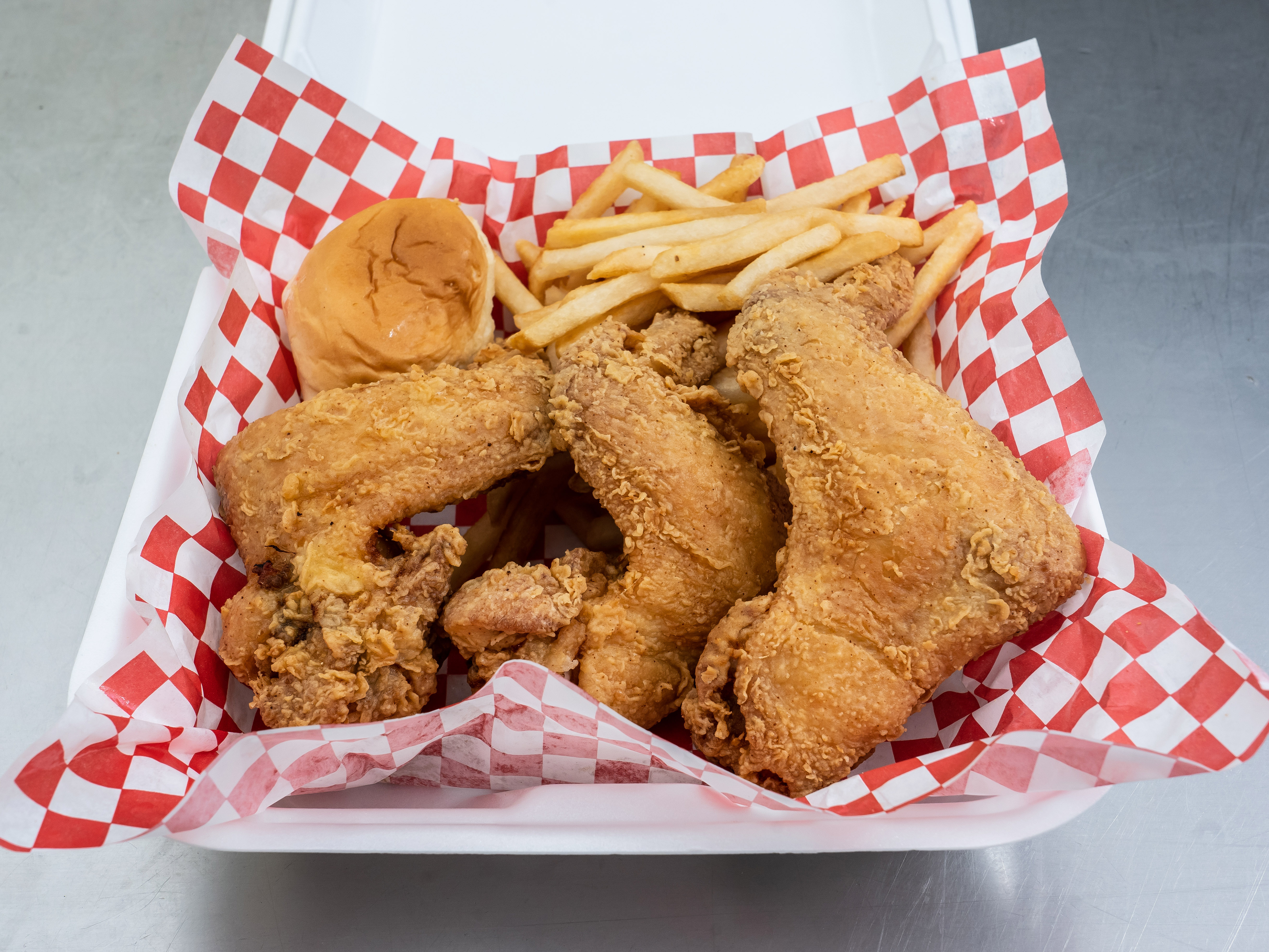 Order 43. Three Piece Whole Chicken Wings food online from Don Fish & Chicken store, Long Beach on bringmethat.com