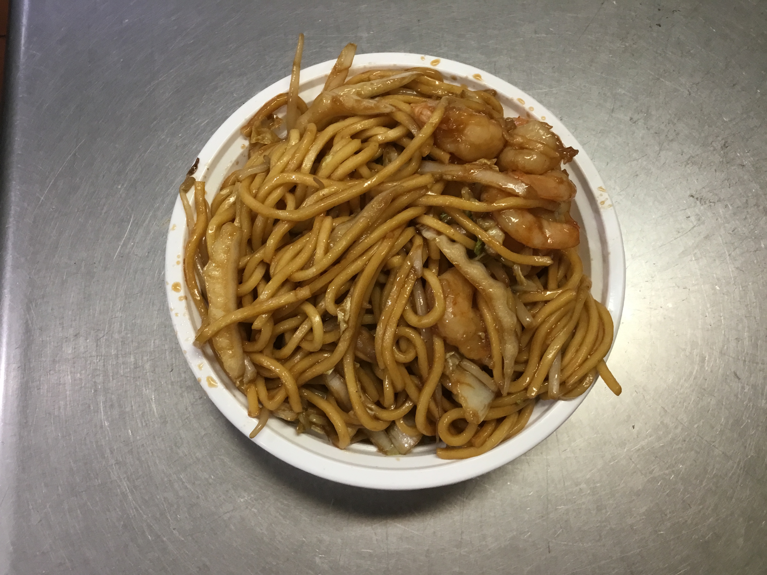 Order 54. Shrimp Lo Mein food online from Lucky Star store, Rockville Centre on bringmethat.com