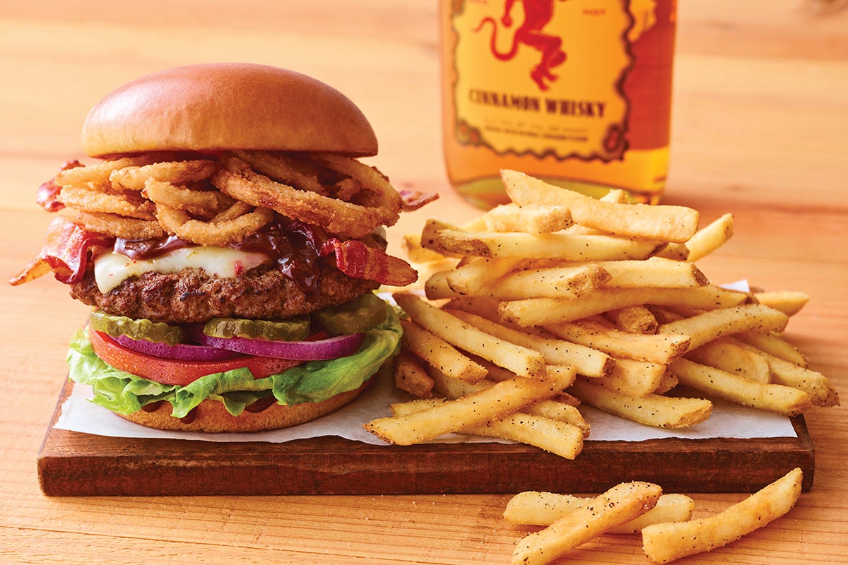 Order Whisky Bacon Burger food online from Applebee's store, Royersford on bringmethat.com