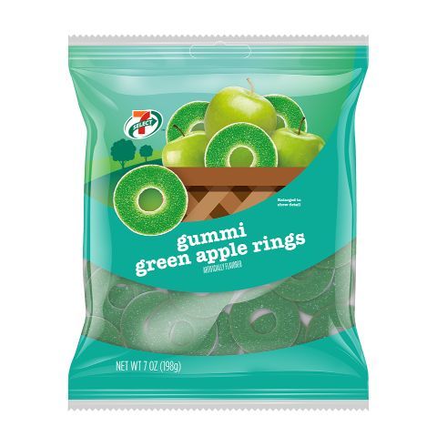 Order 7-Select Green Apple Rings 7 oz food online from 7-Eleven store, Aurora on bringmethat.com