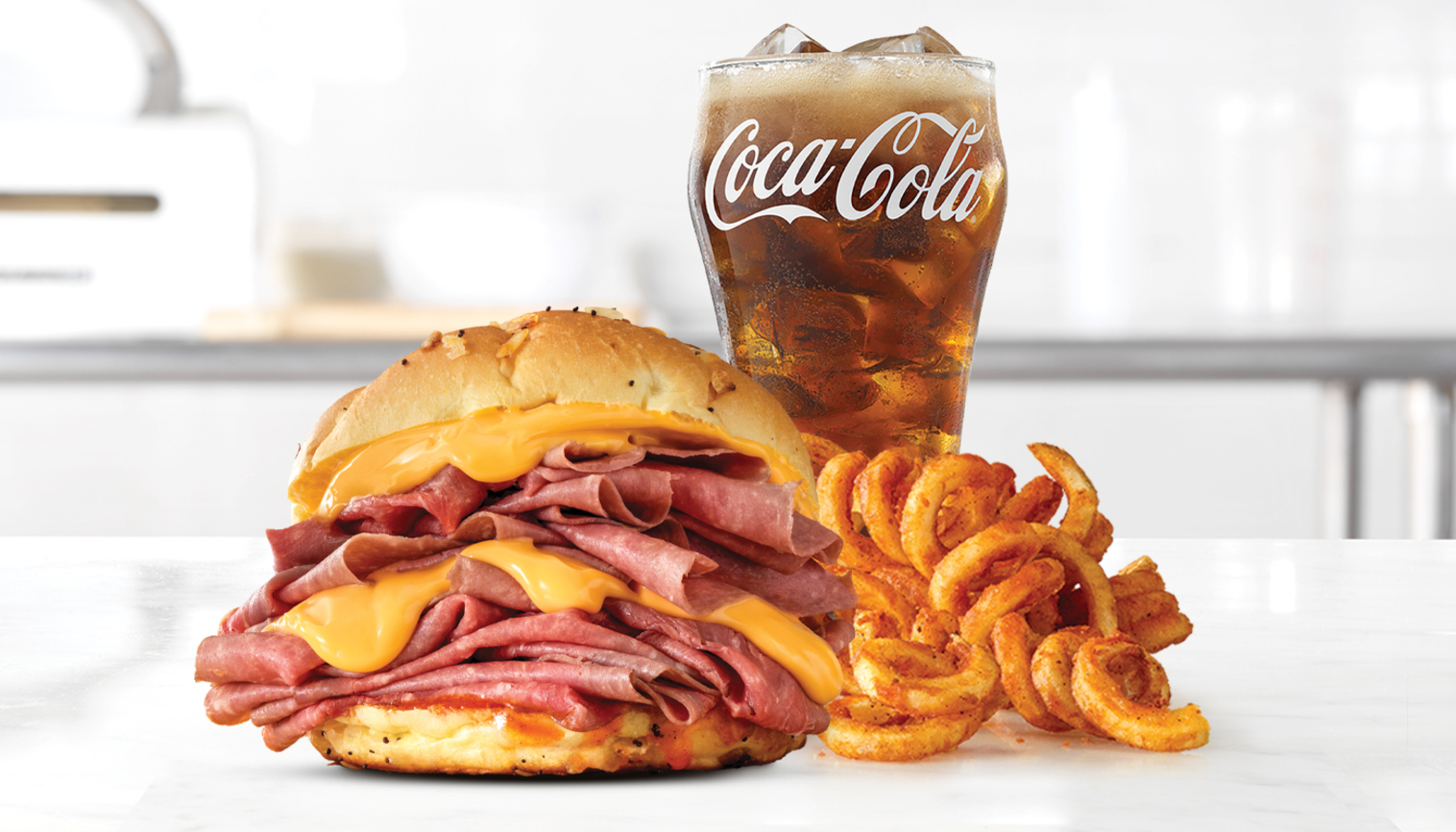 Order Double Beef 'n Cheddar food online from Arby's store, New Bern on bringmethat.com