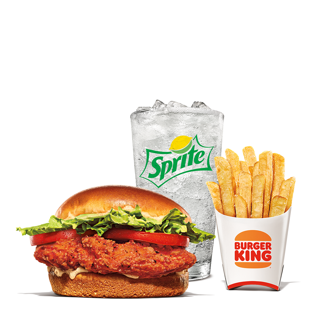 Order BK Spicy Royal Crispy Chicken Meal food online from Burger King store, Bay Shore on bringmethat.com