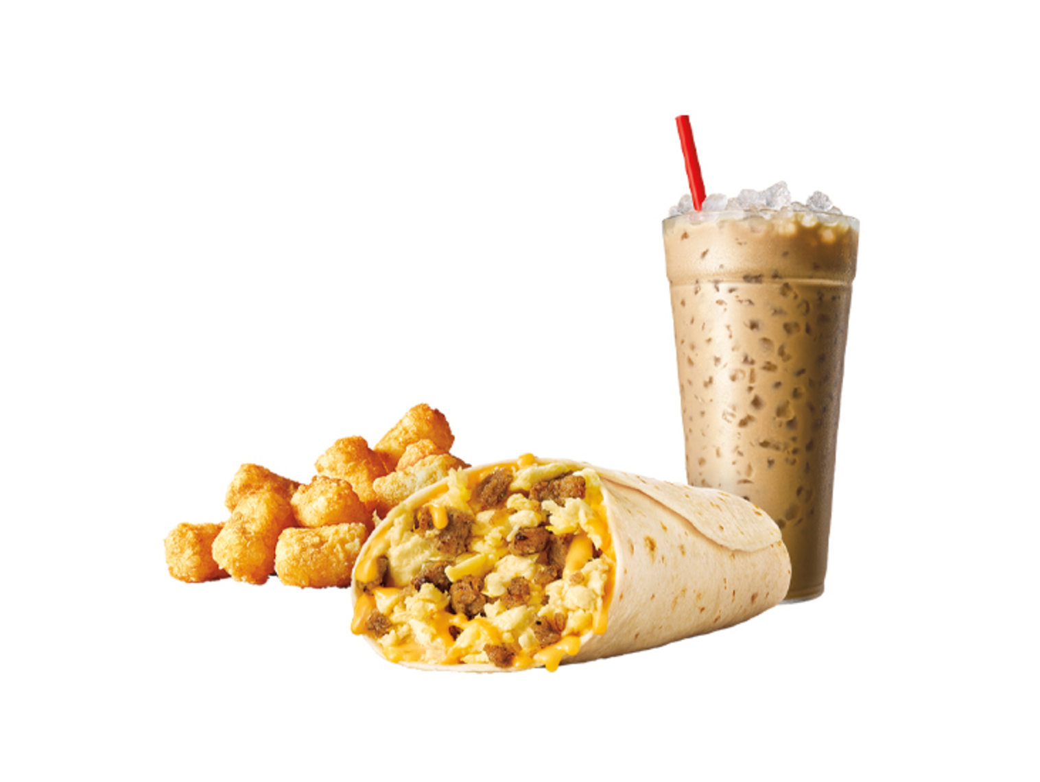 Order Sausage Breakfast Burrito Combo food online from Sonic store, Menifee on bringmethat.com