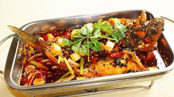 Order H6. Shu Han Ju Grilled Whole Fish food online from Shu Han Ju Chinese Restaurant store, New York on bringmethat.com