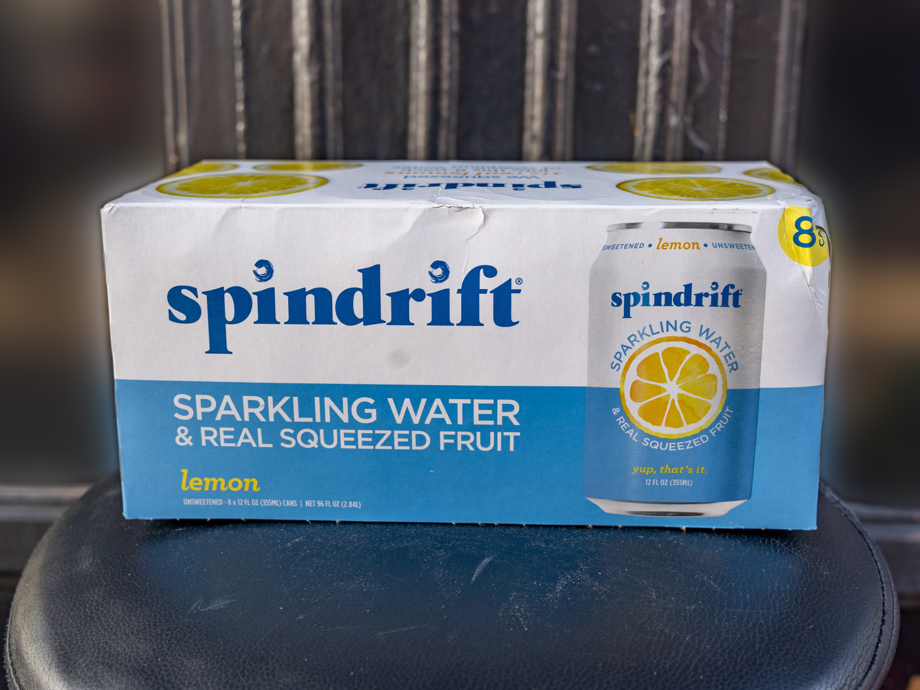 Order Spindrift Lemon Sparkling Water - 8pk food online from Grocery Shopping Center store, Brooklyn on bringmethat.com