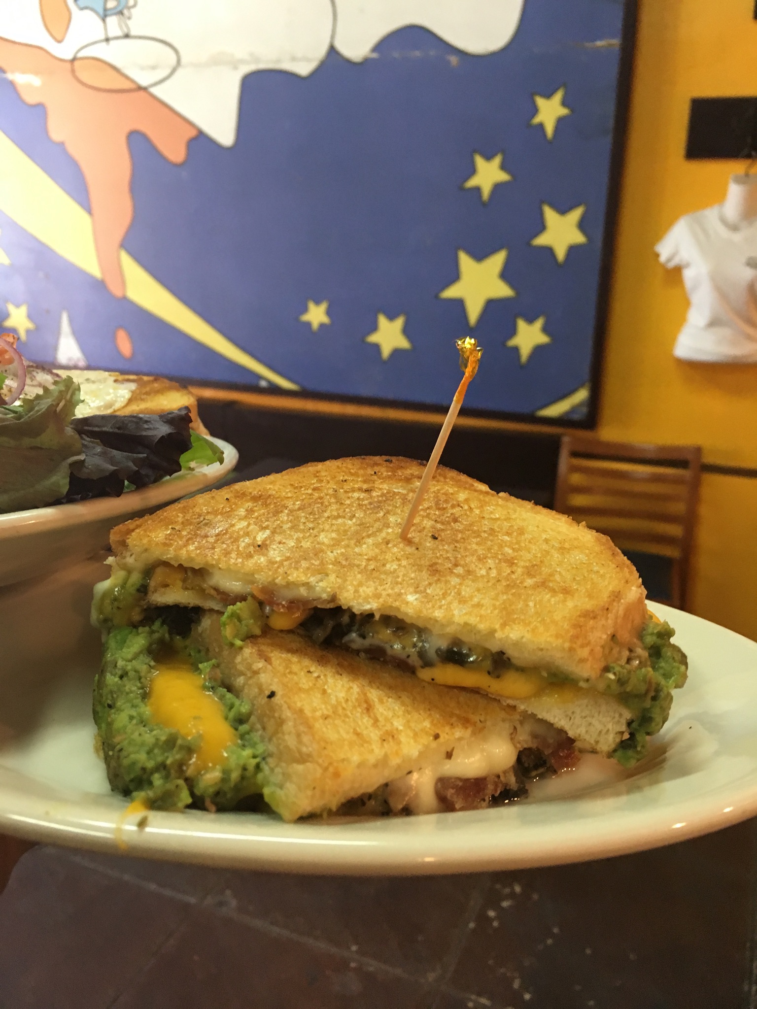 Order Bacon, Avocado, Mushroom Samich food online from Street Level Cafe store, Los Angeles on bringmethat.com