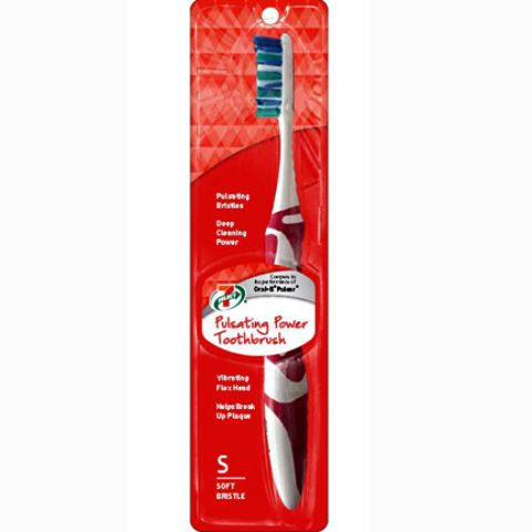 Order 7-Select Pulsating Battery Operated Toothbrush 1 Count food online from 7-Eleven store, Wakefield on bringmethat.com