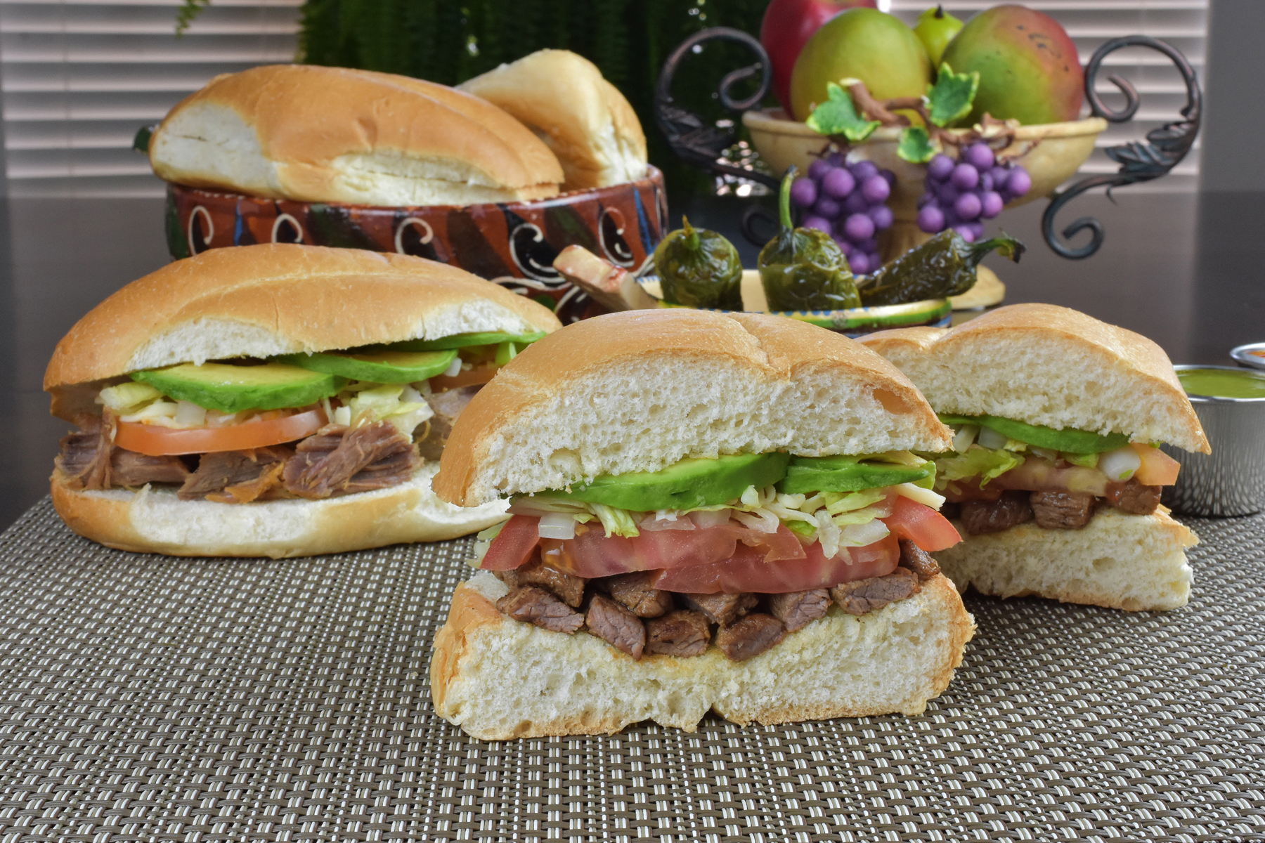 Order Asada Tortas food online from Chavira Market store, Las Cruces on bringmethat.com
