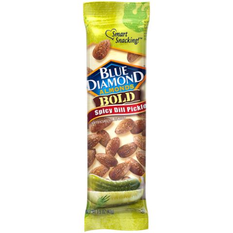 Order Blue Diamond Spicy Dill Pickle Almonds 1.5oz food online from 7-Eleven store, Bellflower on bringmethat.com