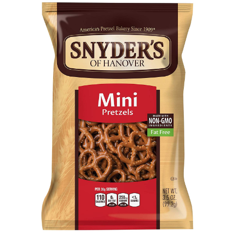 Order Snyder's Mini Pretzels 3.5oz food online from 7-Eleven store, Lynchburg on bringmethat.com