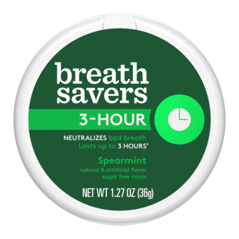 Order BreathSavers 3 Hour Spearmint 1.27oz food online from 7-Eleven store, Bellflower on bringmethat.com
