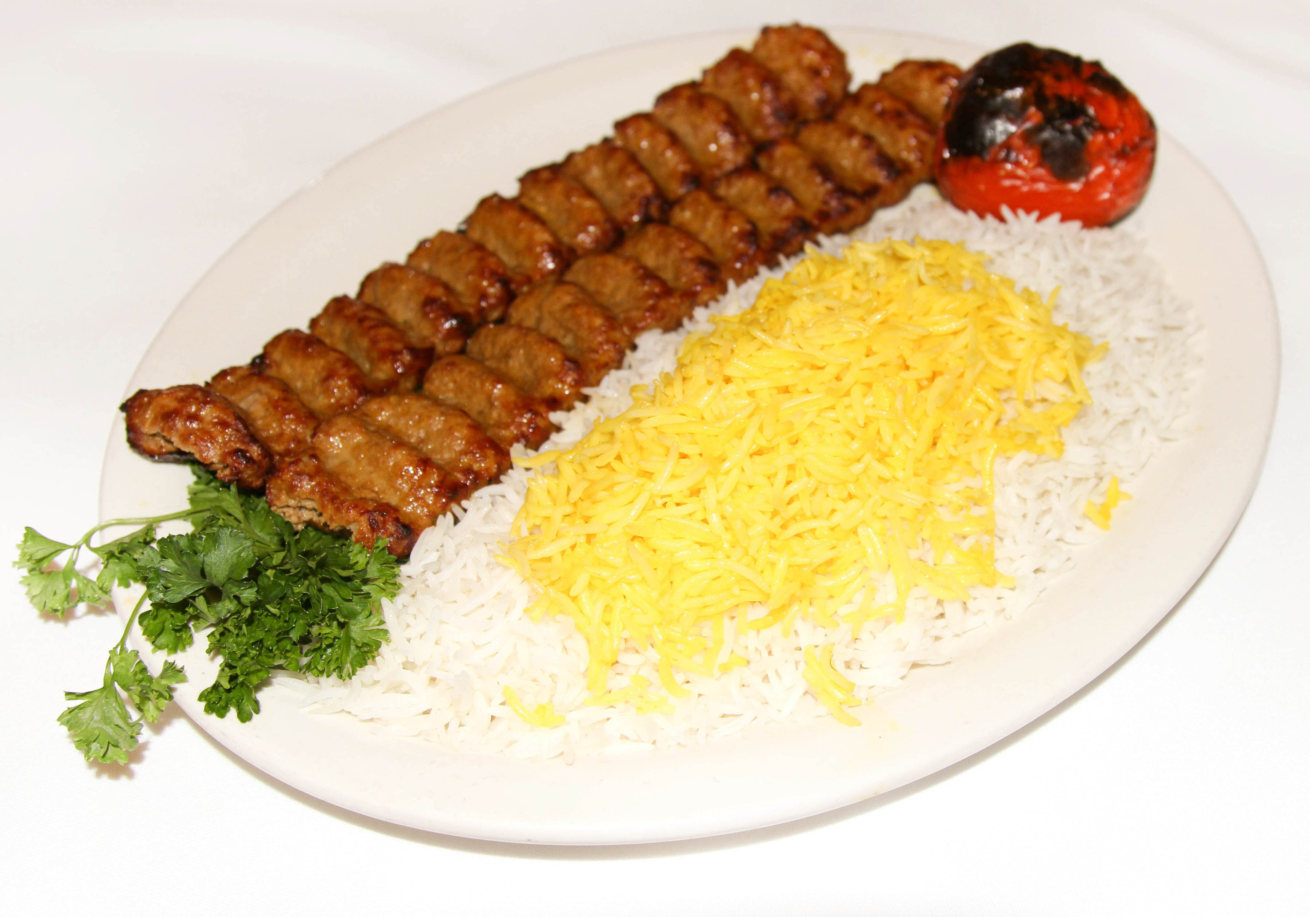 Order Chelo Kabob Koobideh food online from Shaherzad Restaurant store, Los Angeles on bringmethat.com