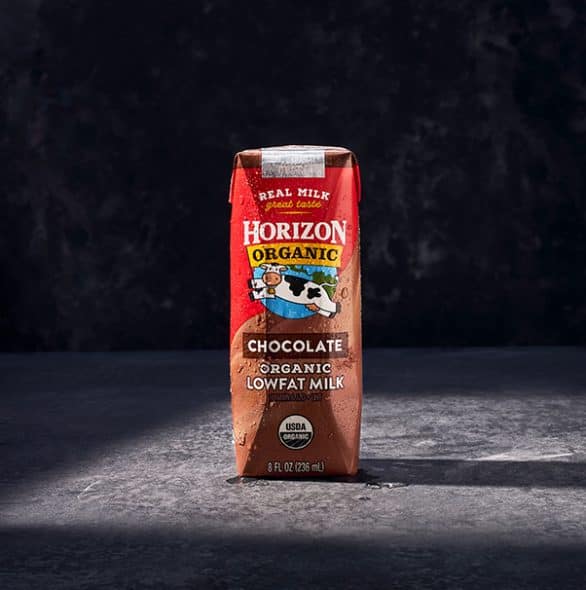 Order Horizon Reduced Fat Organic Chocolate Milk food online from Panera store, Manassas on bringmethat.com