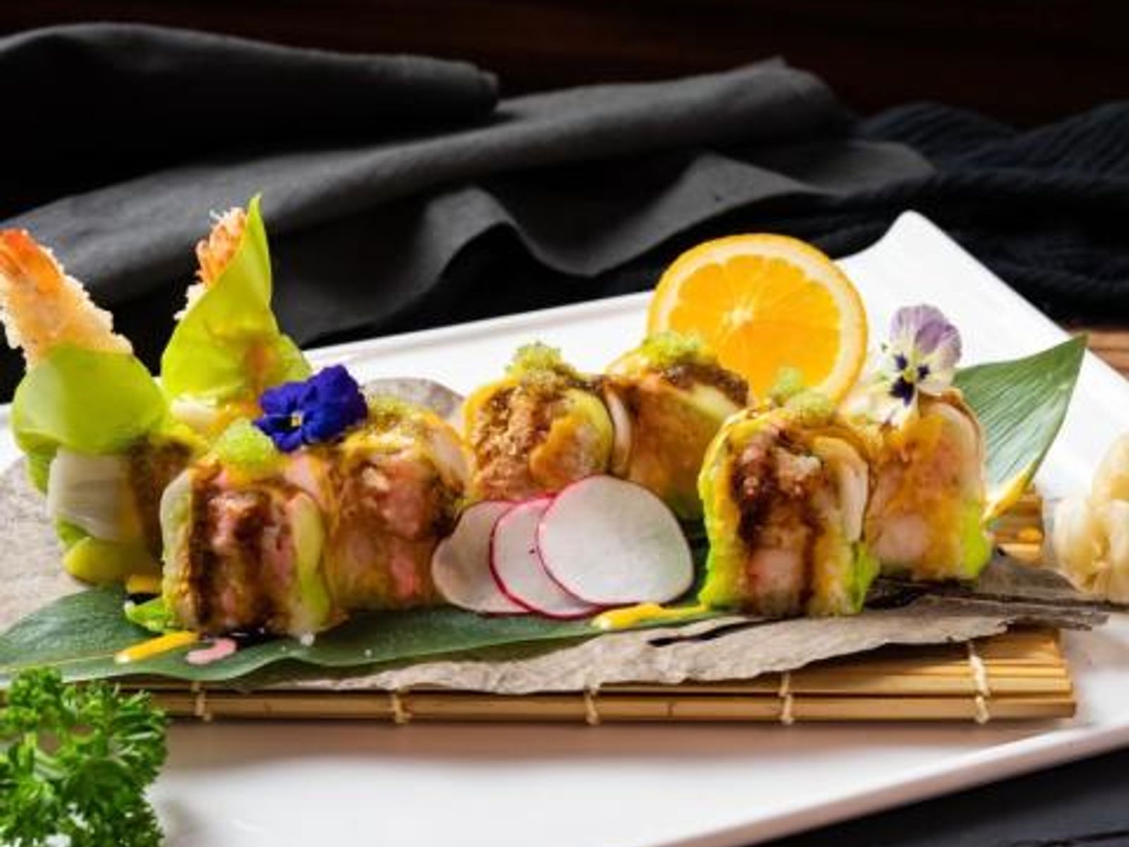 Order May Roll food online from Takumi Hibachi Sushi & Lounge store, Bay Shore on bringmethat.com