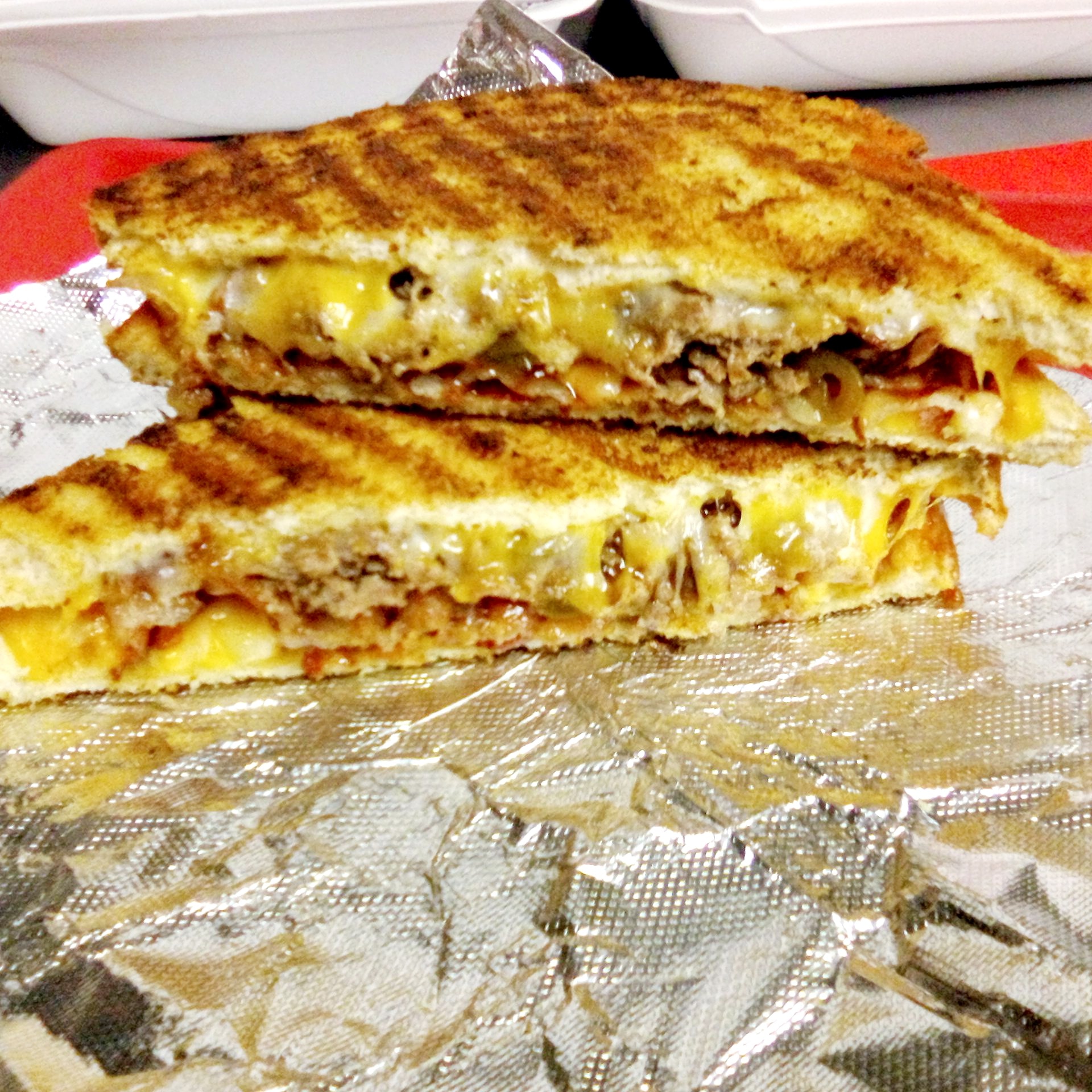 Order ANGRY STEAK MELT food online from The Grilled Cheese Factory store, Rochester on bringmethat.com
