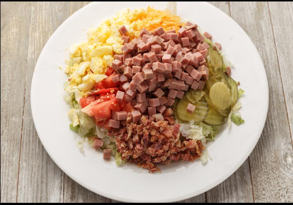 Order Chef Salad food online from BSW Burger Salads Wings store, Jackson on bringmethat.com
